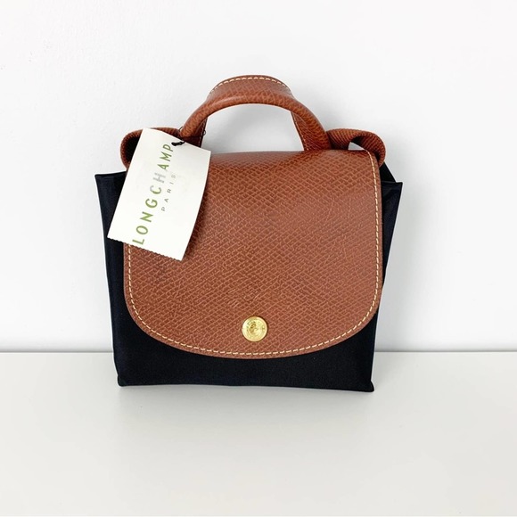 Longchamp Black and Brown Backpack - Picture 10 of 11